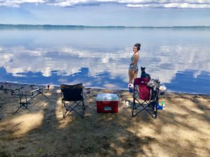 Camping on the Mississippi River The most beautiful place we have ever camped now officially goes to Thomson Causeway Recreation Area in Thomson, Illinois.  #mississippirivercamping #illinoiscamping #rivercamping #rivercampsite