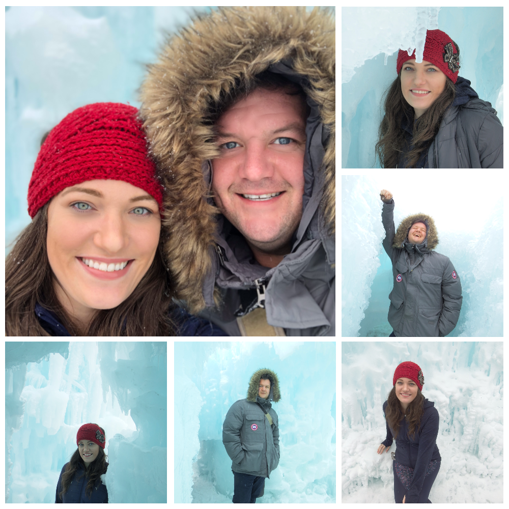 Exploring Wisconsin Ice Castles #lakegeneva #icacastles #wisconsinwinter #winterwonderland