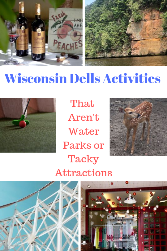 What to do in Wisconsin Dells besides water parks or tackiness #wisconsindellsactivities #whattodointhedells 